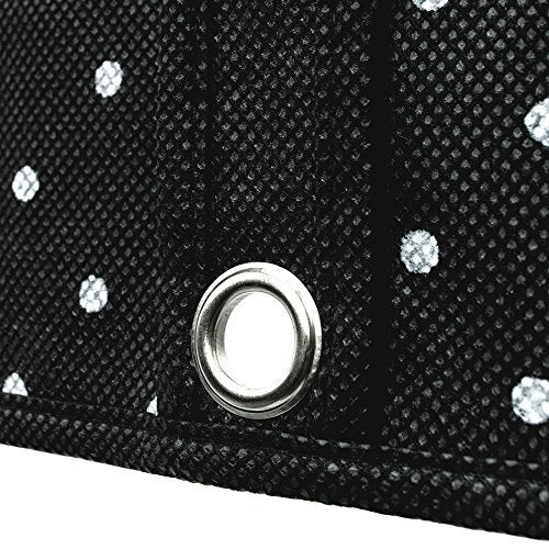 HANGERWORLD 40inch Garment Bag for Suits and Dresses Bags for Closet Storage Breathable Clothes Cover Dust Protector (1 Pack, Black Polka) - Image 5