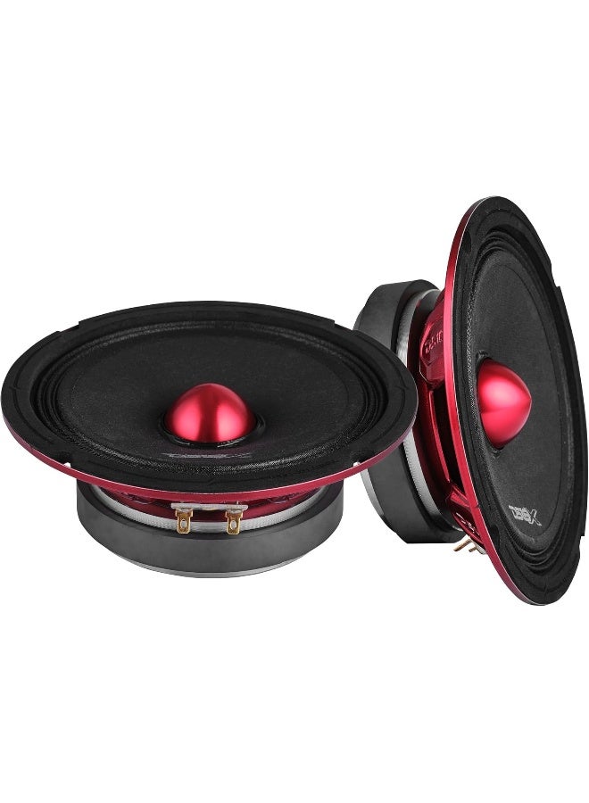 DS18 PRO-X6.4BMSL Pro Series Slim Midrange 4-Ohm Loudspeaker 250W Rms, 500W Max Power-Set of 1-6.5" - Image 4