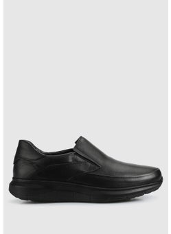 eclipse Black Leather Men's Shoes  - Image 1