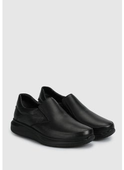 eclipse Black Leather Men's Shoes  - Image 2