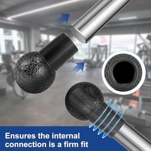 Vihaanta Landmine Attachment for Barbell, Landmine Attachment, Landmine Barbell Attachment, Heavy Duty 360° Swivel Landmine Exercise Base for Squats, Arm Rows and Presses(Black) - Image 5