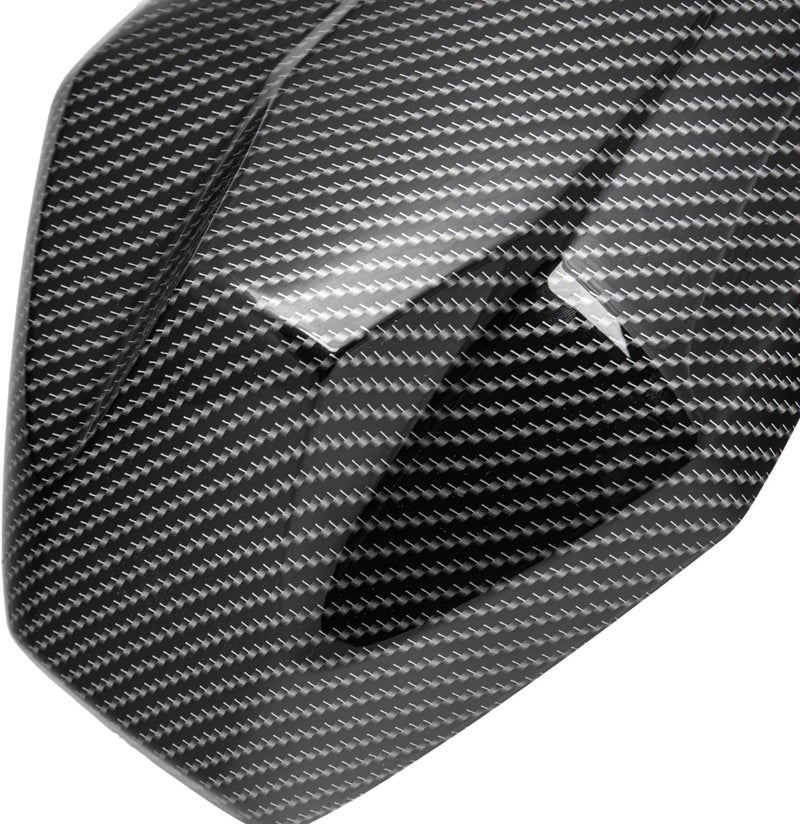 Lorababer غطاء المقعد الخلفي للدراجة النارية (Pillion Solo Seat Cowl Cover) مصنوع من البلاستيك الصلب ABS وجزء الذيل (Tail Section Fairing Cover) مناسب لدراجة كاواساكي Z H2/SE Z H-2 SE z h2 se (2020-2024) و Z900 Z 900 (2017-2024) (مظهر ألياف الكربون) - Image 4