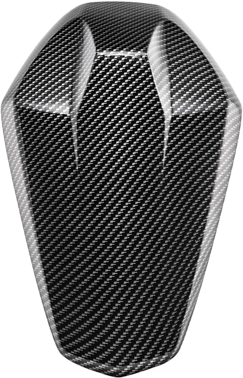 Lorababer غطاء المقعد الخلفي للدراجة النارية (Pillion Solo Seat Cowl Cover) مصنوع من البلاستيك الصلب ABS وجزء الذيل (Tail Section Fairing Cover) مناسب لدراجة كاواساكي Z H2/SE Z H-2 SE z h2 se (2020-2024) و Z900 Z 900 (2017-2024) (مظهر ألياف الكربون) - Image 2
