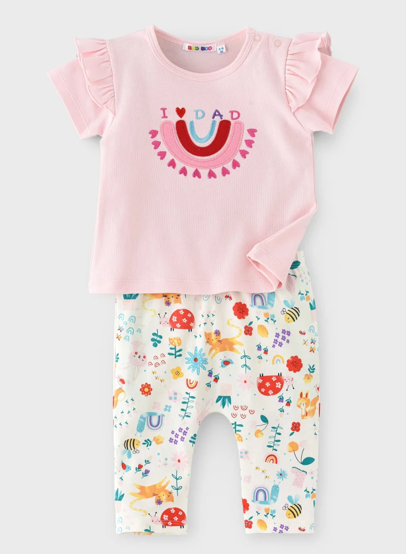 Boo Boo BooBoo Kids Garden Range Tee & Legging