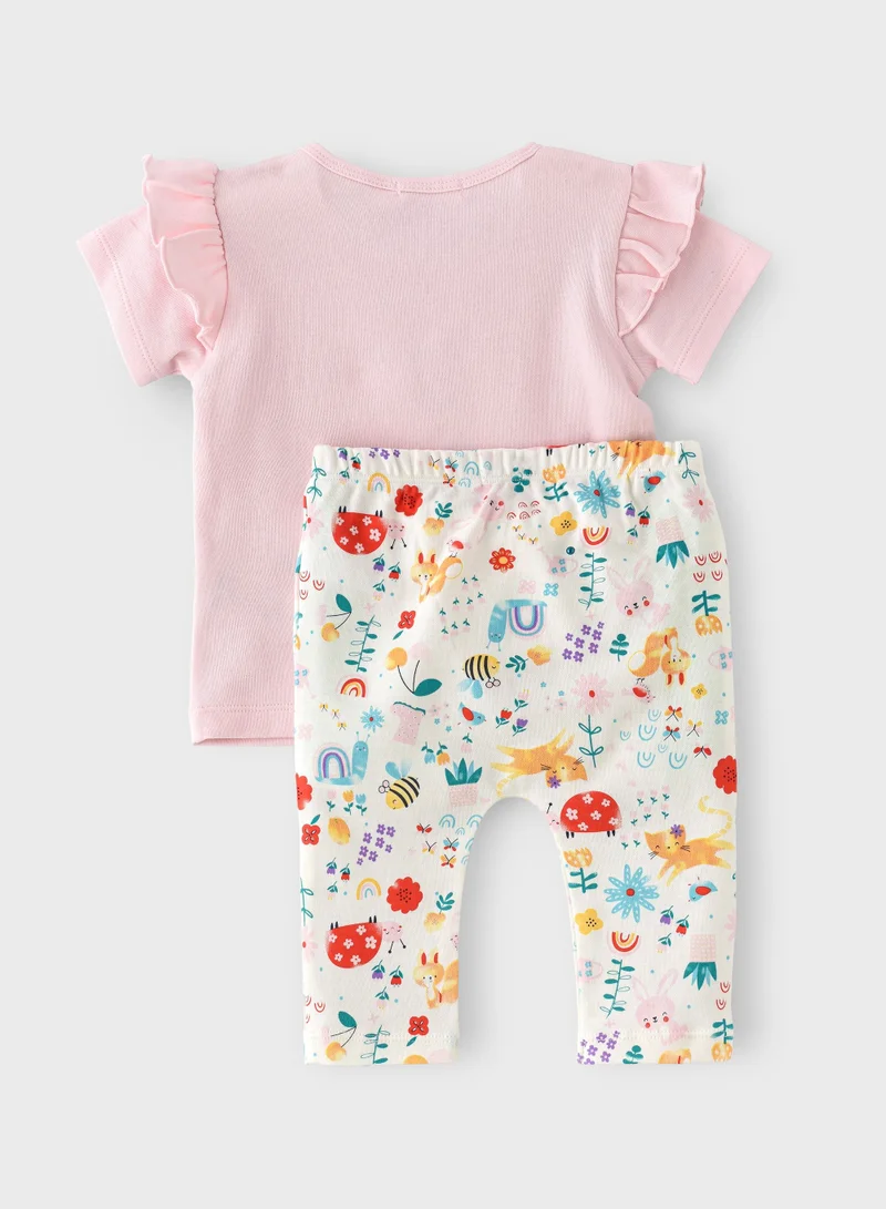 Boo Boo BooBoo Kids Garden Range Tee & Legging