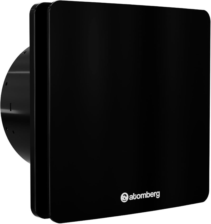 atomberg Studio 150mm Exhaust Fan with BLDC Motor for Bathroom Easy Clean Quiet Gloss Black High Air Suction - Image 1