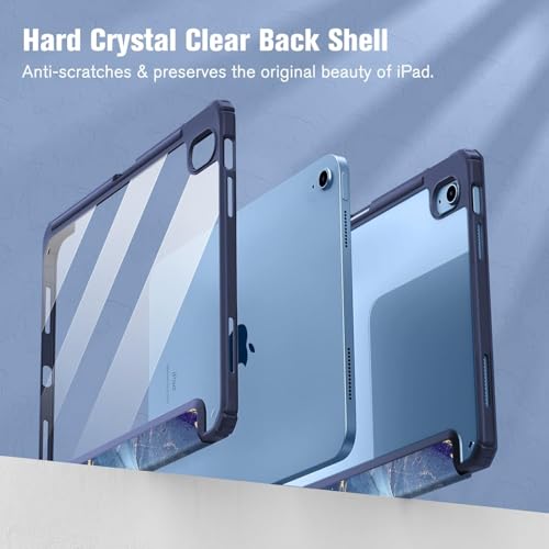 MOCA Case for iPad A16 11th Gen 11 Inch 2025 & iPad 10th Gen 10.9 Inch 2022, Clear Back Cover, TPU Shockproof Frame, Auto Wake Sleep, Slim Transparent Protective Tablet Case (Ocean) - Image 4