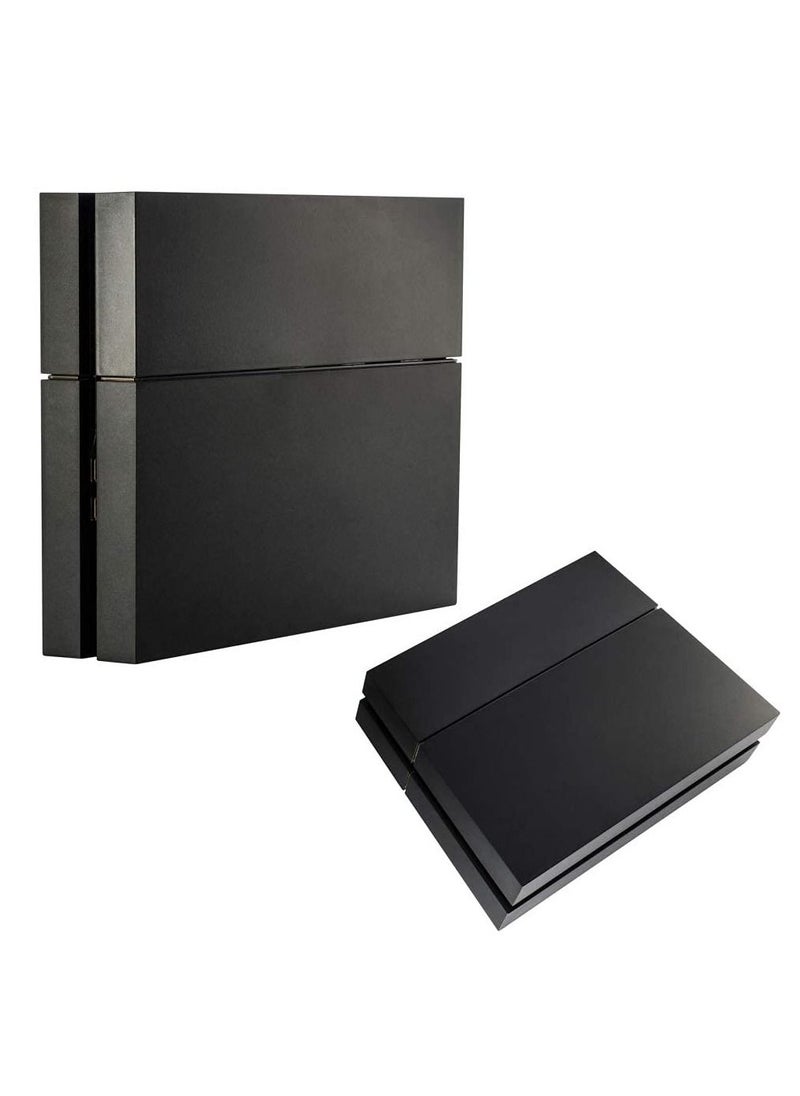Generic - Solid Matte HDD Bay Hard Drive Cover Shell Compatible with Playstation 4 PS4 Console Replacement Case Faceplate (Black) - Image 1