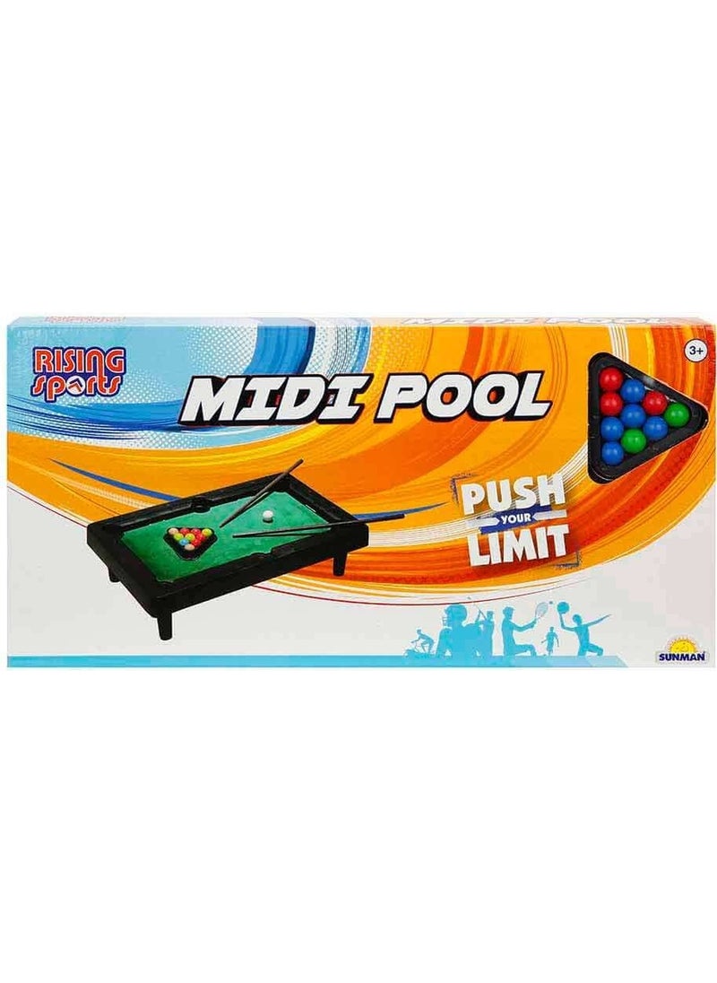 Rising Sports Midi Pool Medium Size Billiards Play Set  - Image 2