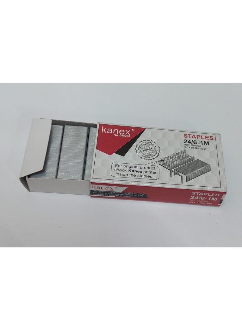 kanex Staples for stapler 24/6, 1000 staples - Image 1