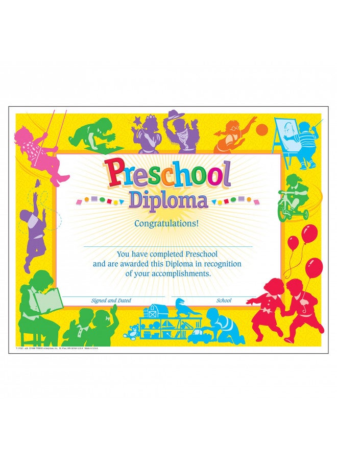 Classic Preschool Diploma pack of 30