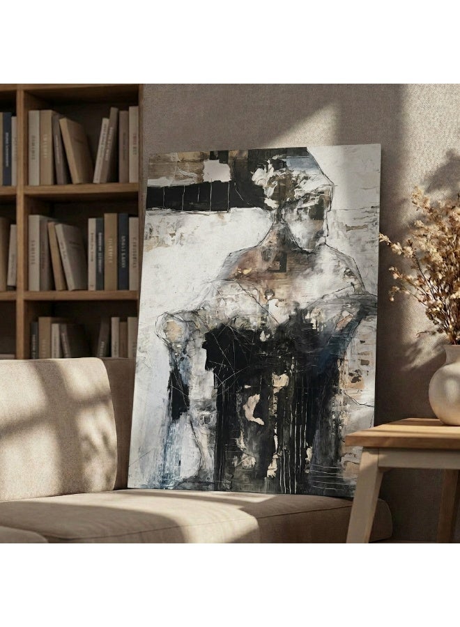 لوحاتي لوحة جدارية بتصميم قوام بشري فني - Image 4