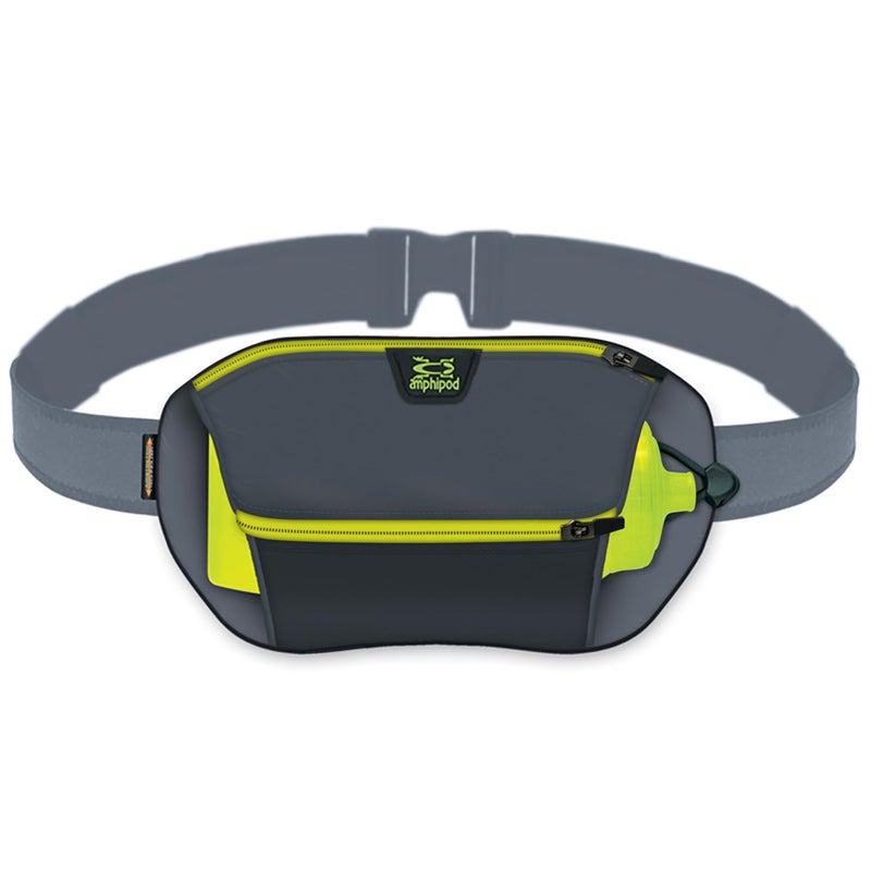 Amphipod Velocity Plus Bottle Pack Storage Hydration Belt 5K10K Endurance Ultra Running Men Women CharViz 20 oz - Image 2