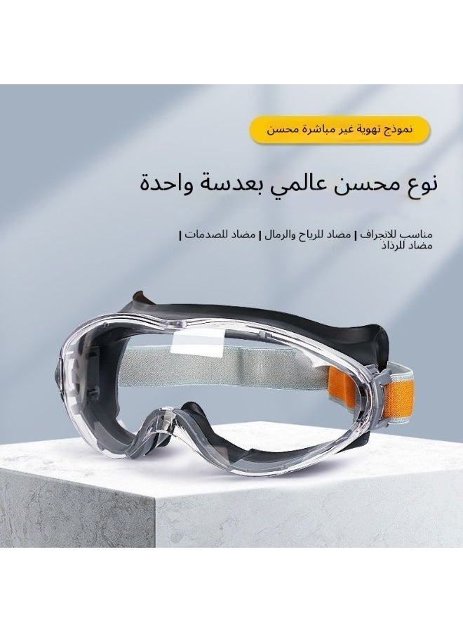 Anti-Fog Safety Goggles – Wide Vision, Adjustable Fit, Chemical Splash & Dust Protection, Lightweight Eye Shield for Lab, Chemistry, Biology, Medical, Industrial, Woodworking, Outdoor, Cycling & DIY - Image 2