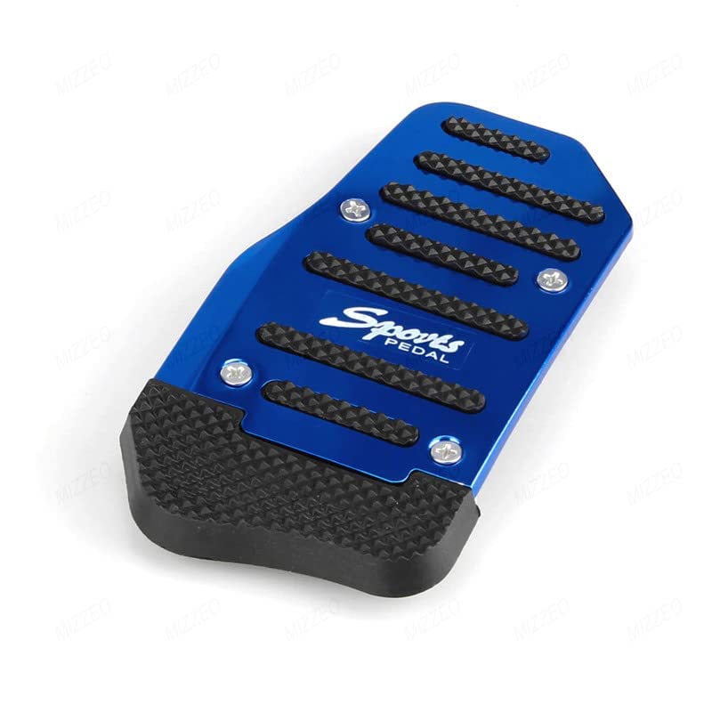 MIZZEO Vehicle Sports Accelerator Brake Clutch Pedal Cover (Pack of 3) Blue Compatible with Nissan Micra (Type-I) 2010-2013 - Image 4