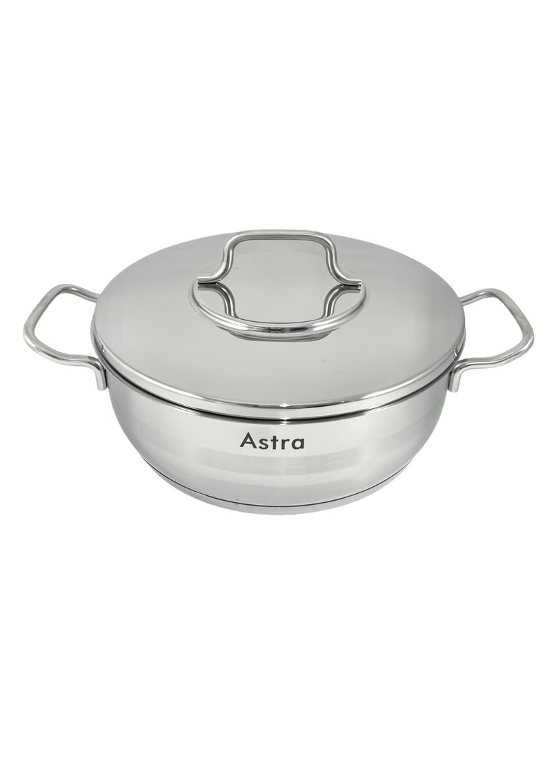 ASTRA Premium Low Casserole 28x11 cm 6.8L – Perfect for Roasting, Braising, and Even Cooking - pzsku/ZBACE589673E3D174DDA6Z/45/1741177282/bca772fe-9007-4c5f-8efb-0ef20d228461