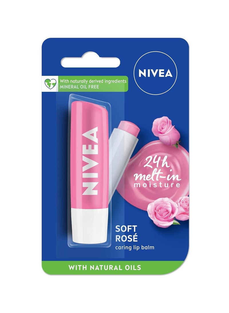 Nivea نيڤيا لوشن الشفاه ناعمة الورد عبوة بلاستيكية - Image 1