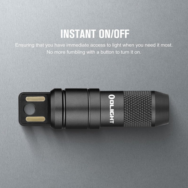 OLIGHT IMINI 2 Tiny Keychain Torch 50 Lumens Rechargeable Quick-Release Keychain Flashlight (Black) - Image 5