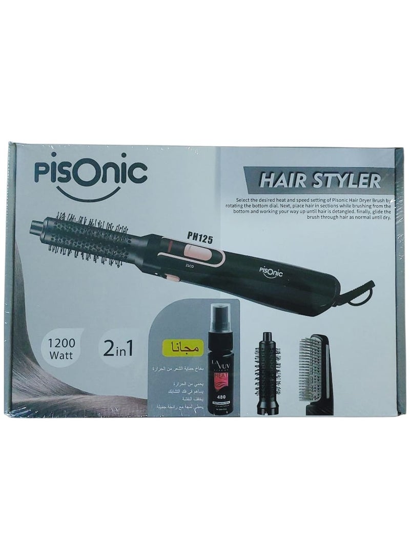 Pisonic Hair Styler 2 in 1 1200 watt - Image 1