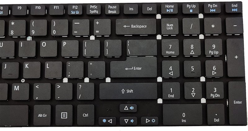 Wefly لوحة مفاتيح لابتوب متوافقة مع ACER Aspire 5755 5830T E1-510 E1-522 E1-530 E1-532 E1-570 E1-572 E1-731 E1-771 E5-511 E5-521 E5-551 E5-571 E5-572 E5-721 E5-731 - Image 5