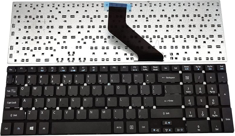 Wefly لوحة مفاتيح لابتوب متوافقة مع ACER Aspire 5755 5830T E1-510 E1-522 E1-530 E1-532 E1-570 E1-572 E1-731 E1-771 E5-511 E5-521 E5-551 E5-571 E5-572 E5-721 E5-731 - Image 2