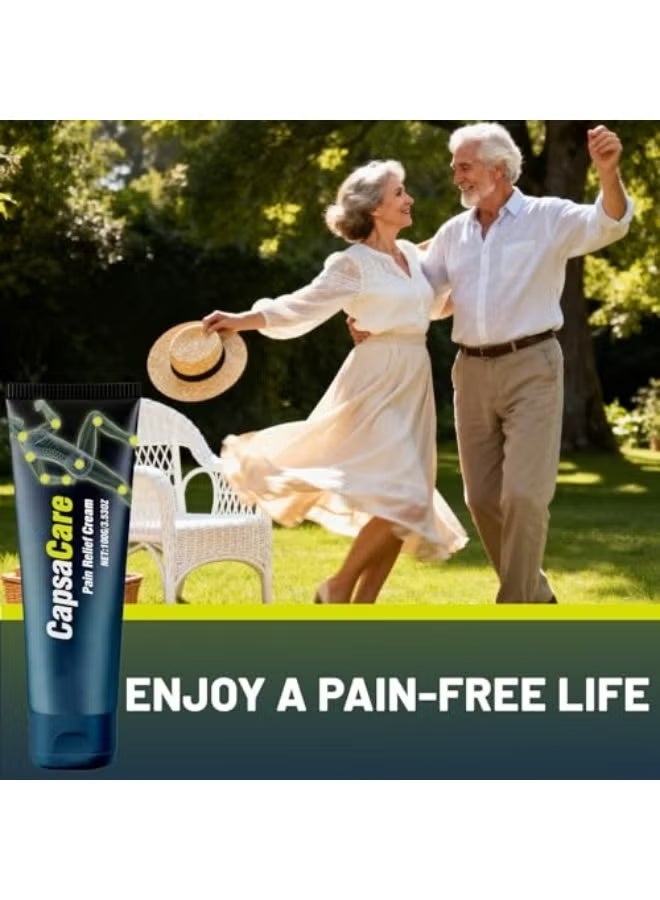 NOVA Capsacare Neuropathy Relief Cream | Nerve Relief Cream with Capsaicin, Arnica, Menthol, and Glucosamine | Relieve Discomfort in Muscles and Joints | Suitable for Feet, Hands, Legs, and Waist 100g (1) - Image 5