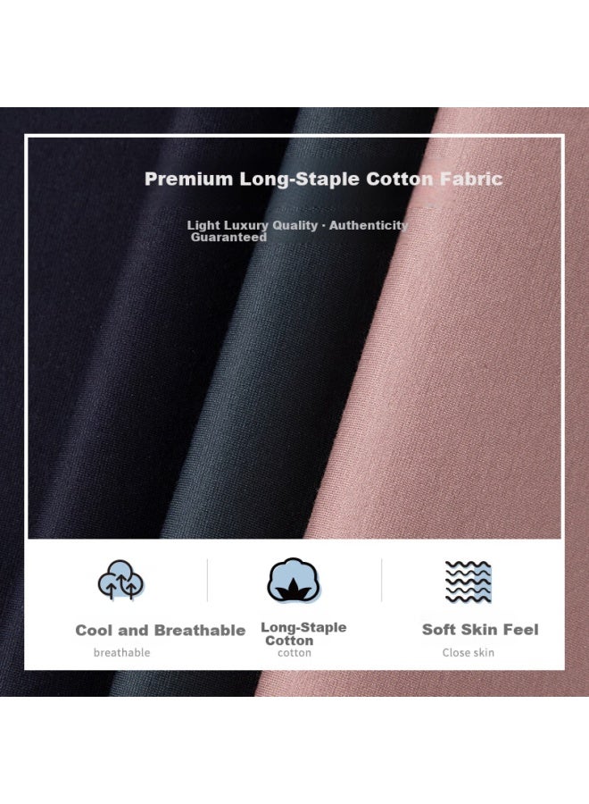 Montagut Men's Summer Short Sleeve Polo Shirt High-end Solid Color Mercerized Cotton Breathable Cool Feeling Pink 3XL - Image 3