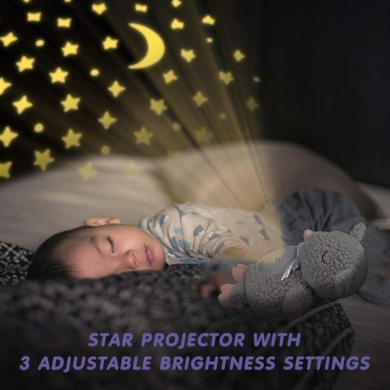 BEREST Baby Sleep Soother with Projector Night Light & Auto-Off Timer, Musical Sheep Plush Toy with White Noise, Heartbeat, Shushing, Lullabies for Newborns, Infants Shower Gift - Image 3