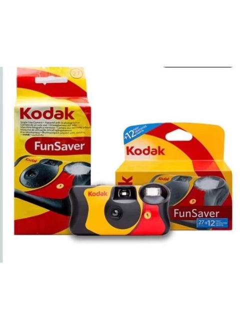 US Original Kodak Kodak Camera Disposable Camera Funsaver With Flash Send 39 Film-Color:US Edition 27 Funsaver