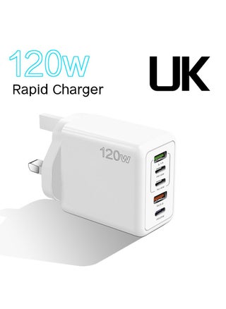 20W Multifunctional 5-Port Type-C Charger - Wall USB C PD Charger with Quick Charge 3.0 Charging Station Compatible with iPhone Pixel Samsung Huawei iPad Tablets and more 3PD+2USB - pzsku/ZBACEC5F8D246D485B01DZ/45/_/1734752012/1c6369f6-3477-47b3-9bdd-11327e70f999