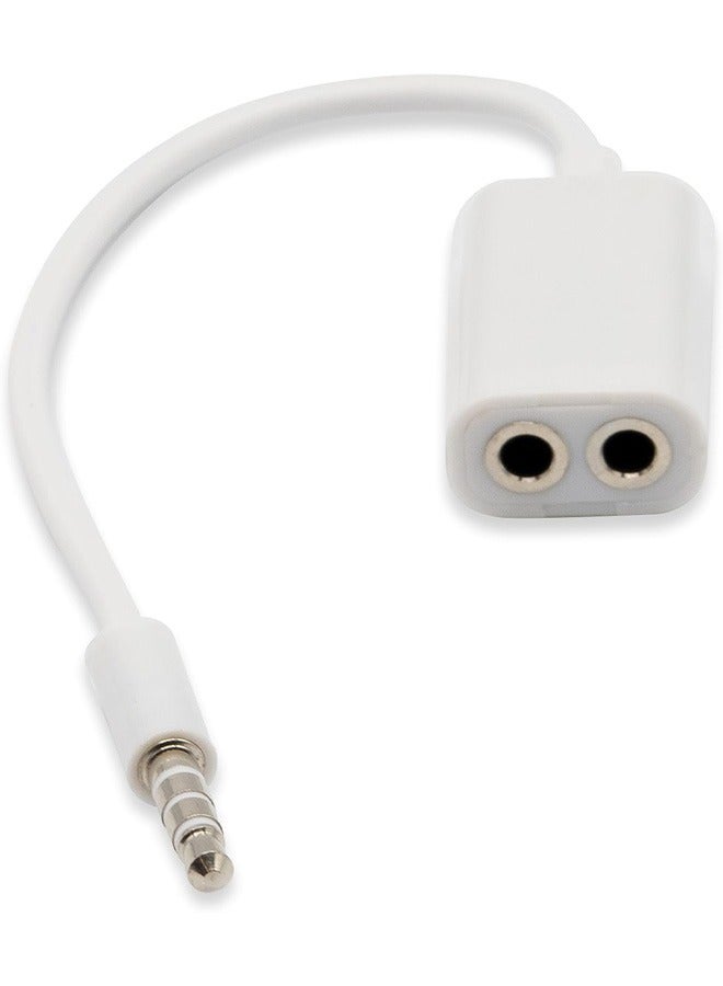 Taimi Double Cable Headphone Splitter 1 Male Input 2 Female Output Splitter Audio Sharing Compatible with smartphone headphones  - Image 1