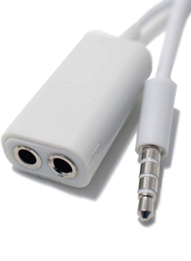 Taimi Double Cable Headphone Splitter 1 Male Input 2 Female Output Splitter Audio Sharing Compatible with smartphone headphones  - Image 2