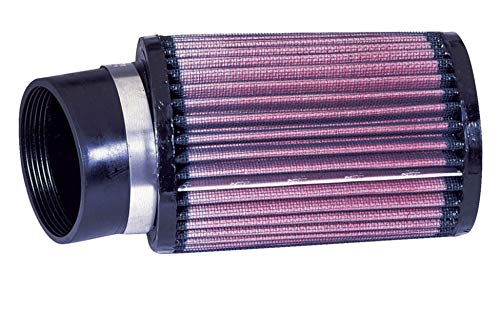 K+N K&N High-Flow Original Lifetime Universal Clamp-On Air Filter: High Performance, Premium, Washable: Flange Diameter: 2.75 In, Filter Height: 6 In, Flange Length: 2 In, Shape: Round, RU-3190 - Image 1