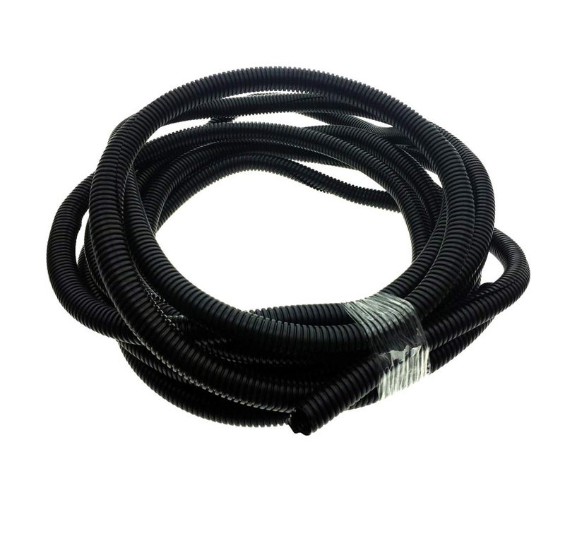 YXQ Split Wire Loom Black 25 Ft 3/4-inch ID Polyethylene Bellows Pipe Preservative Flexible Tube for Electric Conduit Liquid - Image 5