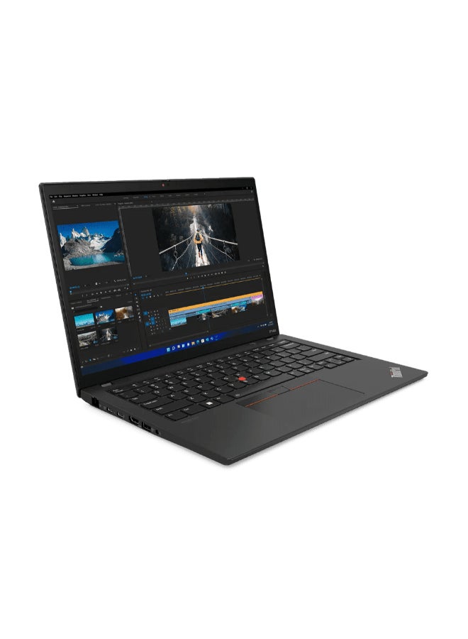 Lenovo ThinkPad P14s Gen 3 Laptop With 14-inch FHD (1920x1080) Display ,Core i7-1260P Processor/16GB RAM DDR4/512GB SSD M.2/Windows 11 Pro/Integrated Intel Xe Graphics/ English/Arabic Black - Image 2