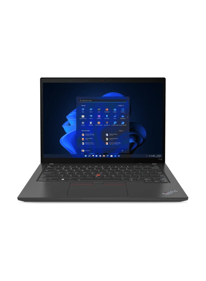 Lenovo ThinkPad P14s Gen 3 Laptop With 14-inch FHD (1920x1080) Display ,Core i7-1260P Processor/16GB RAM DDR4/512GB SSD M.2/Windows 11 Pro/Integrated Intel Xe Graphics/ English/Arabic Black - Image 1