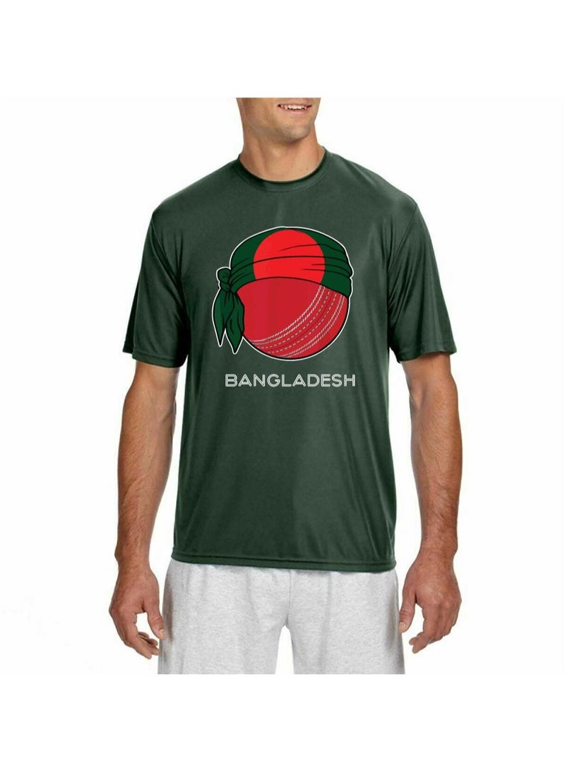 Bangladesh Unisex Sports Jersey Dry-Fit T-shirt for Adults, Drawstring Bag, Cap, and Scarf - Perfect for Bangladesh Cricket Fans  - Image 2