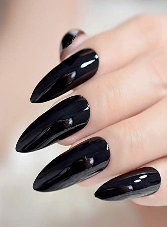 AORAEM Long Stiletto Sharp False Nails Natural Claw Full Cover Artificial Fake Nail Art Tip 500Pcs For Nail Salon,10 Sizes (Natural) - Image 4