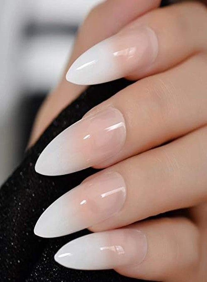 AORAEM Long Stiletto Sharp False Nails Natural Claw Full Cover Artificial Fake Nail Art Tip 500Pcs For Nail Salon,10 Sizes (Natural) - Image 3