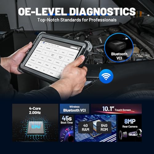 Topdon أداة المسح ثنائية الاتجاه TOPDON Phoenix Plus 2 مع مختبر البطارية، تحديث مجاني لمدة عامين، تشخيص كامل بمستوى OE، ماسح طوبولوجي، 40+ خدمة إعادة تعيين، AutoAuth لـ FCA SGW - Image 4