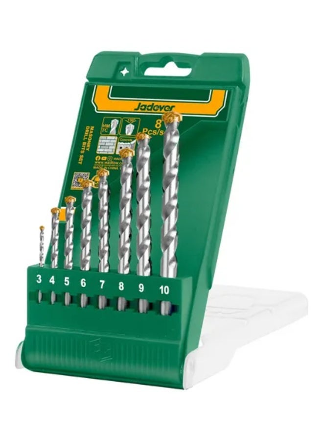 Jadever JADEVER masonry drill bits set 8 Pcs JDMJ6B08 - Image 2