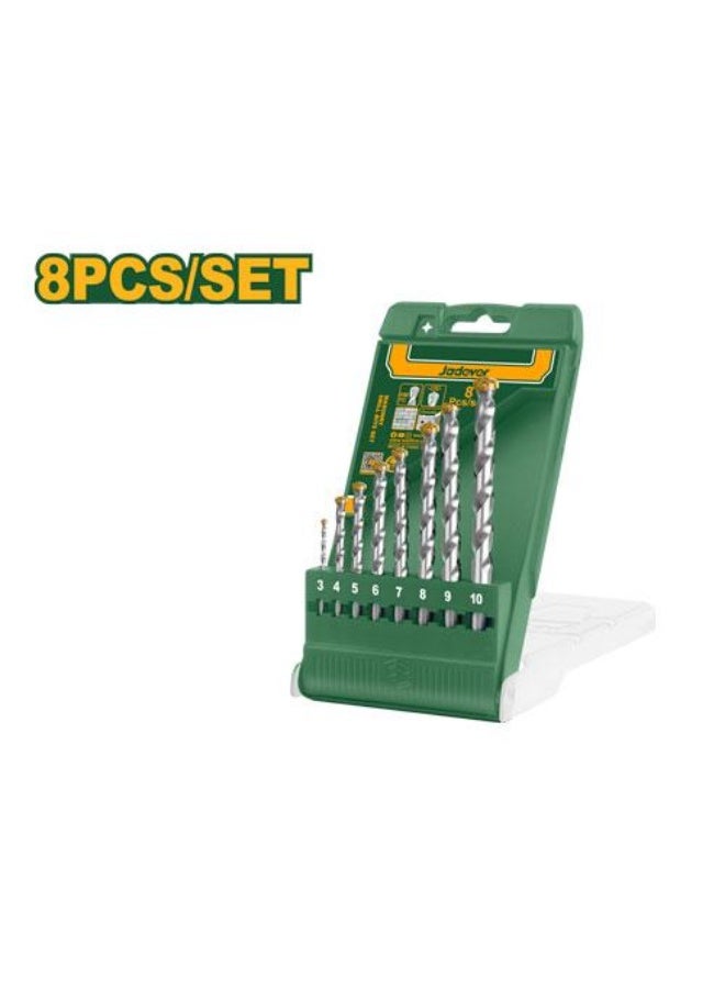 Jadever JADEVER masonry drill bits set 8 Pcs JDMJ6B08 - Image 1