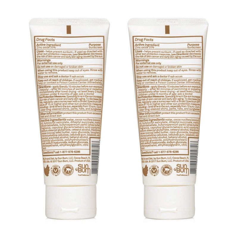 Sun Bum Mineral Spf 50 Sunscreen Lotion Vegan and Hawaii 104 Act Compliant (Octinoxate & Oxybenzone Free) Broad Spectrum Natural Sunscreen With UVA/UVB Protection 2 Pack - Image 2
