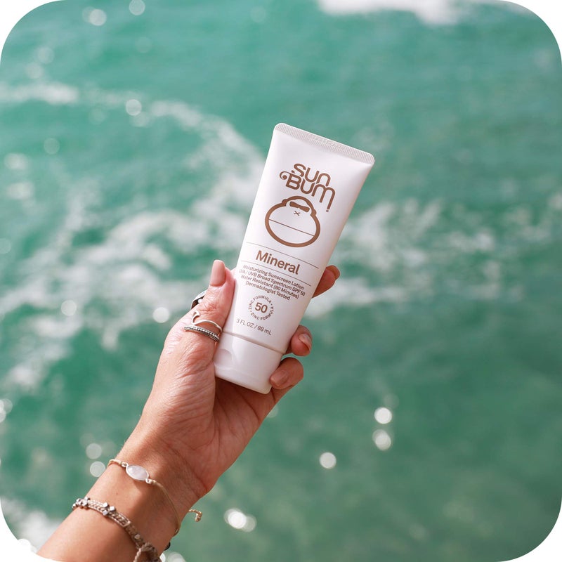Sun Bum Mineral Spf 50 Sunscreen Lotion Vegan and Hawaii 104 Act Compliant (Octinoxate & Oxybenzone Free) Broad Spectrum Natural Sunscreen With UVA/UVB Protection 2 Pack - Image 4
