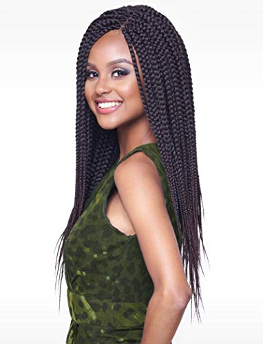 Harlem125 Kima Ez Twin Braid 24 Professional Synthetic Hair Braids KEZ24 1B Off Black