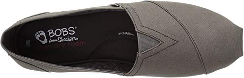 SKECHERS حذاء سكيتشرز بوبس بلاش للنساء، سلام وحب، رمادي، 7.5 M US - Image 5