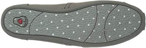 SKECHERS حذاء سكيتشرز بوبس بلاش للنساء، سلام وحب، رمادي، 7.5 M US - Image 4