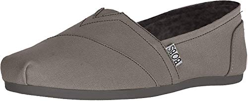 SKECHERS حذاء سكيتشرز بوبس بلاش للنساء، سلام وحب، رمادي، 7.5 M US - Image 1