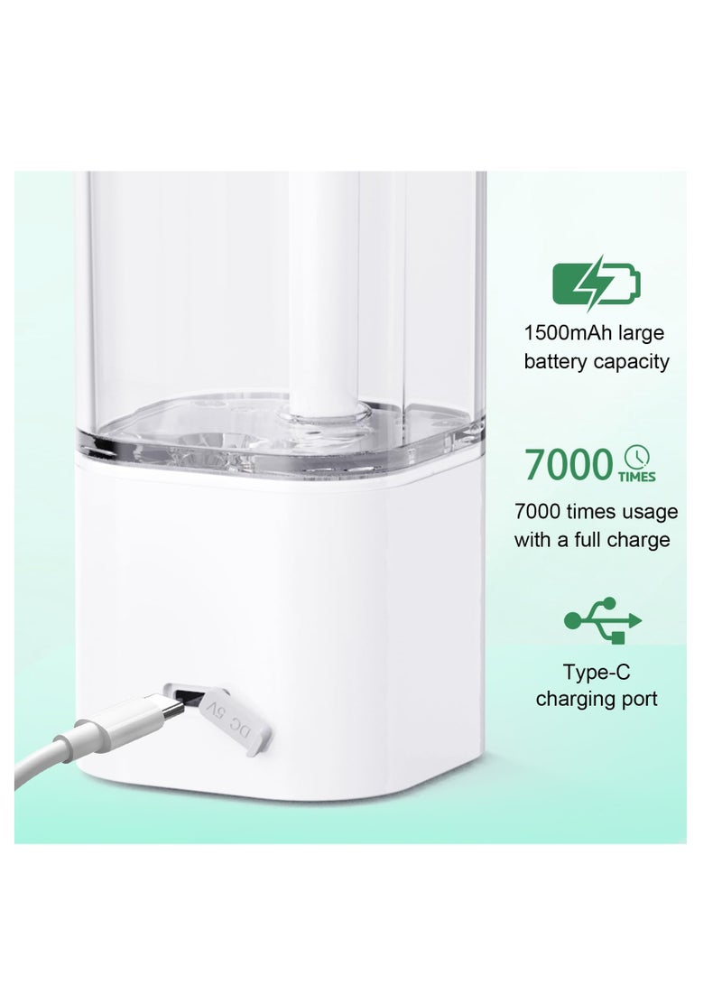 SYOSI Automatic Hand Soap, Touchless Hand Sanitizer Dispenser Electric, Touchless Liquid soap Dispenser, Free Touch Electric Soap Dispenser Rechargeable with Sensor for Bathroom, Kitchen, Commercial - Image 3