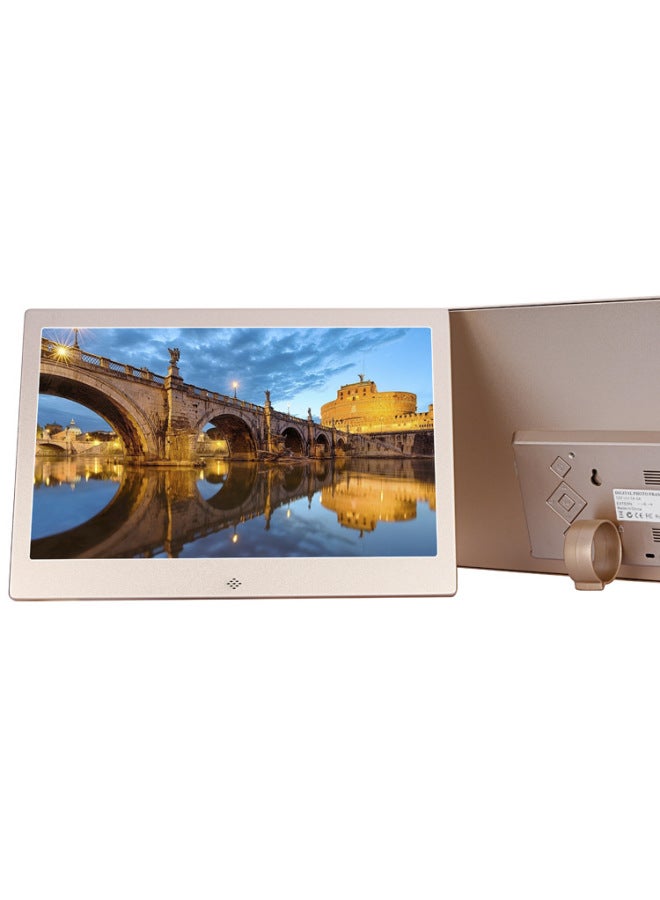 13 Inch Electronic Digital Photo Frame Metal Frame Picture Video Music Loop Player Wall Decoration Photo Album Gift-Color:13 Inch Starry Sky Silver (metal Shell)  - Image 4